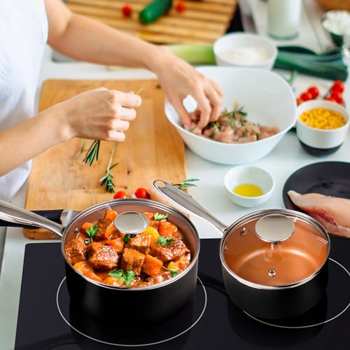 Sauce Pan Set (1+2+3 Quarts)