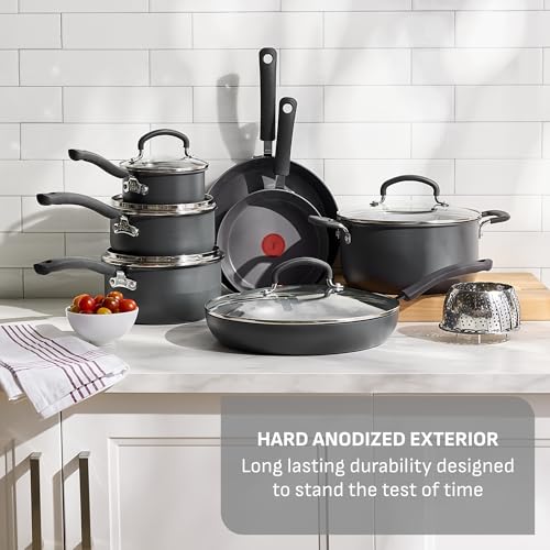 Ultimate Hard Anodized Nonstick Cookware Set (13 Piece)