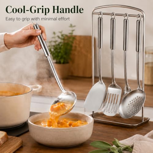Cooking Utensils Set (4P-Silver)