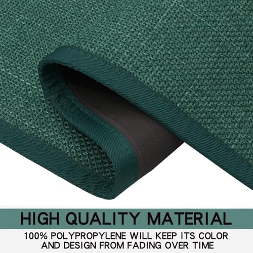 Kitchen Mat Set of 2 PCS (Green / 17.3"x47"+17.3"x30" (Set of 2))