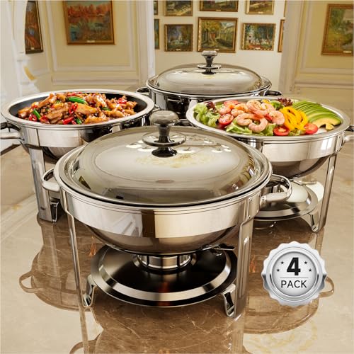 Chafing Dishes for Buffet (Silver 4)