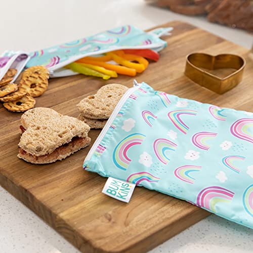 Reusable Sandwich and Snack Bags (Unicorns & Rainbows)