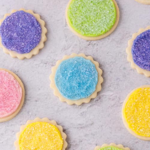 Dye Free Pastel Sugar 6 Cell Decorating Variety (Pastel Sugar)