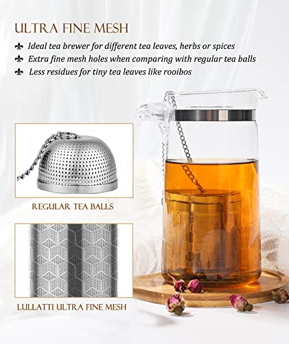 1 Pack Large Tea Infuser 304 Steel Fine Mesh for Teapots & Mugs (Large-Cube / 1 Pack)