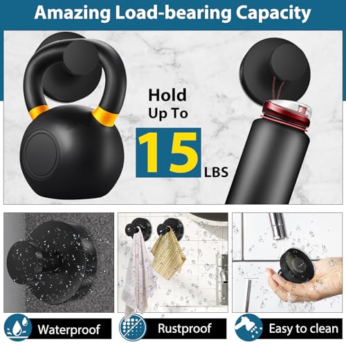 Suction Cup Hooks for Shower (2 Count)