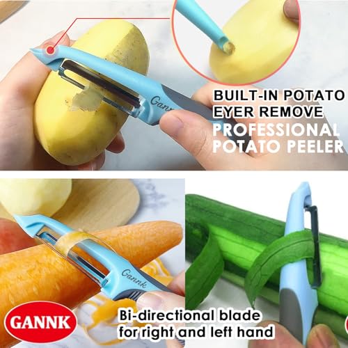 Potato Apple Vegetable Peelers for Kitchen (2 Count)