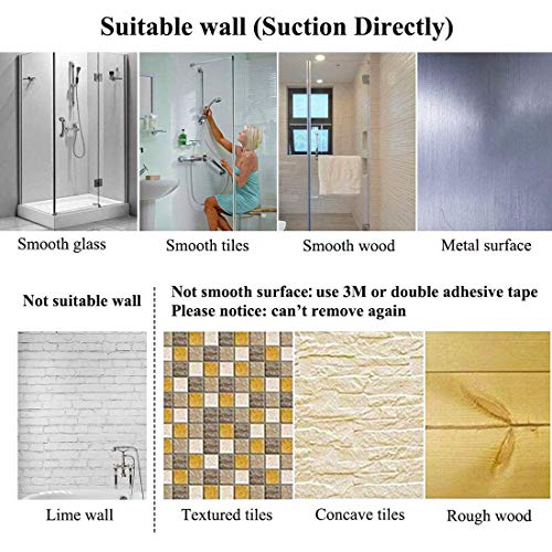Suction Cup Towel Bar 16 Inch (Suction Towel Bar-16 Inch Brushed Nickel)