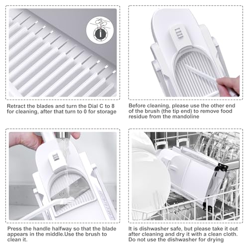 Safe Mandoline Slicer for Kitchen