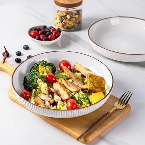 9.5'' Large Pasta Bowls (42oz / Off-White)