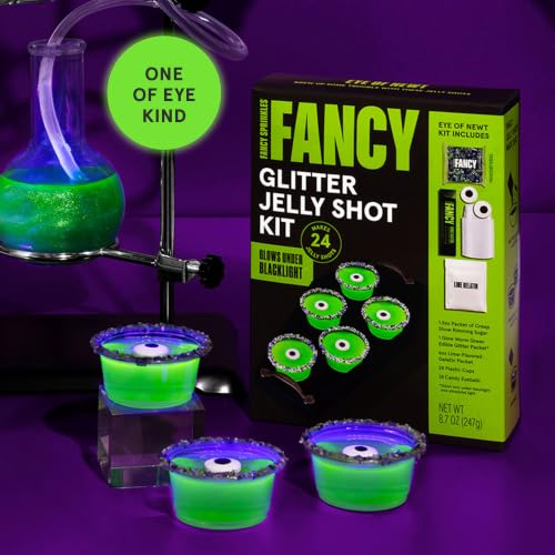 Eye of Newt Glitter Jelly Shot Kit Makes 24 (Eye of Newt Jelly Shot Decorating Kit)