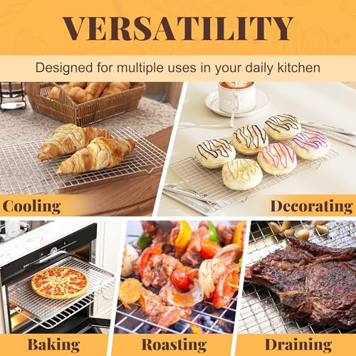 2 PCS Grid Wire Baking Cooling Racks