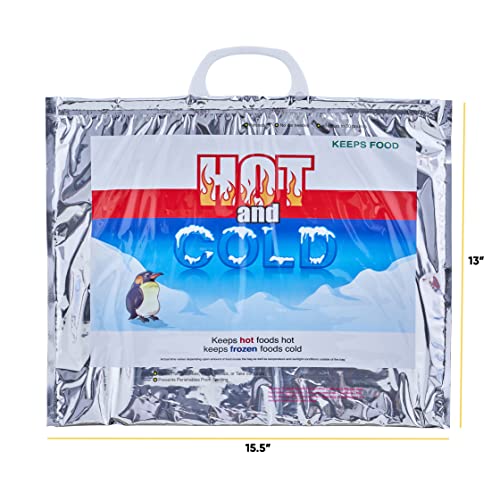 Hot and Cold Insulated Bags for Food Delivery (Small (Meal Size))