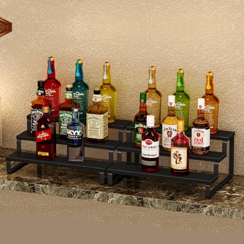3 Tier Spice Rack (Black, 3 Tier, 2 Pack / 3 Tier 2 Pack)