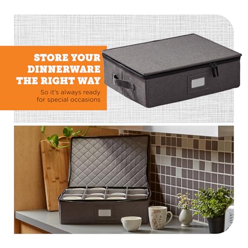 Cup & Mug Storage Case (Gray / 1 Piece Box for Cups and Mugs)