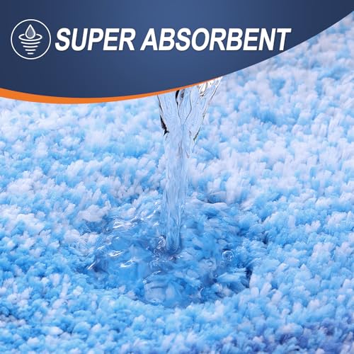Bathroom Runner Rug 59x20 (59" X 20" / Light Royal Blue)