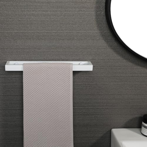 Hand Towel Holder Towel Bar for Bathroom Wall Mounted 12 Inch (White / 12-Inch)