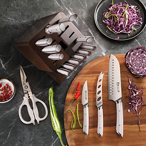 HELENA Series German Steel Forged Knife Block Set