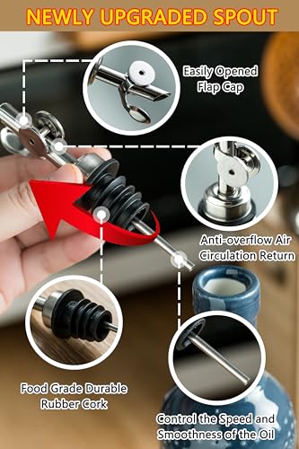 Oil Dispenser for Kitchen (17 OZ - Line)