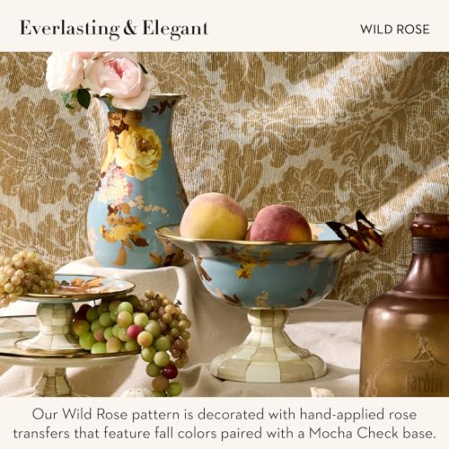 Enamel Compote (Large / Slate Wild Rose)