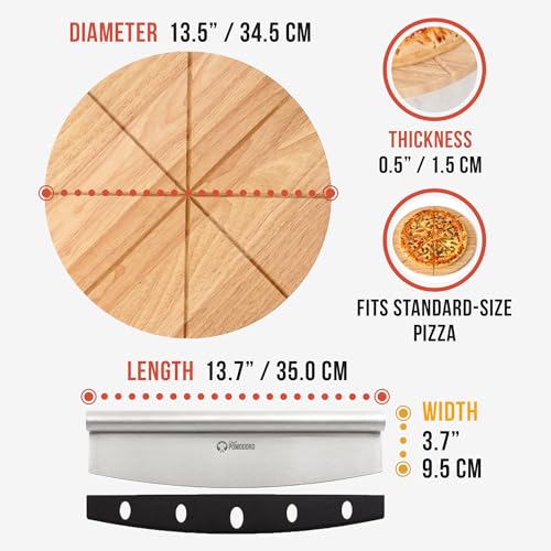 Stainless 14 inch Pizza Cutting Board