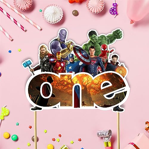 Suprhero One Cake Topper