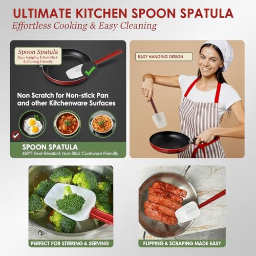 Silicone Rubber Spatula Set