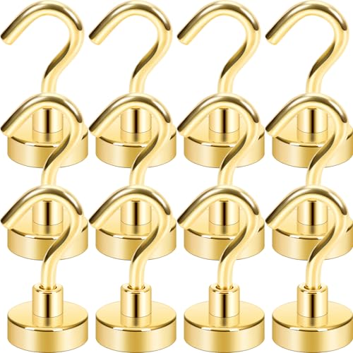 Magnetic Hooks (Gold / 0.67 inches)