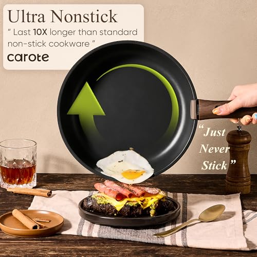 38pcs Pots and Pans Set Non Stick (Black / 38 Piece)