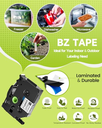Label Maker Label Maker Waterproof Labels (Green Label Maker)