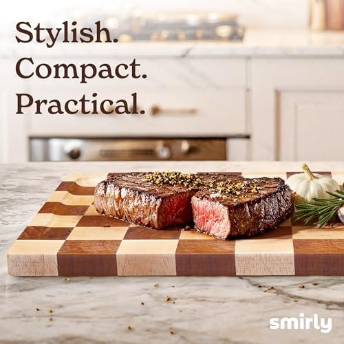 Cutting Board for Kitchen (Checkered / 4-Piece)