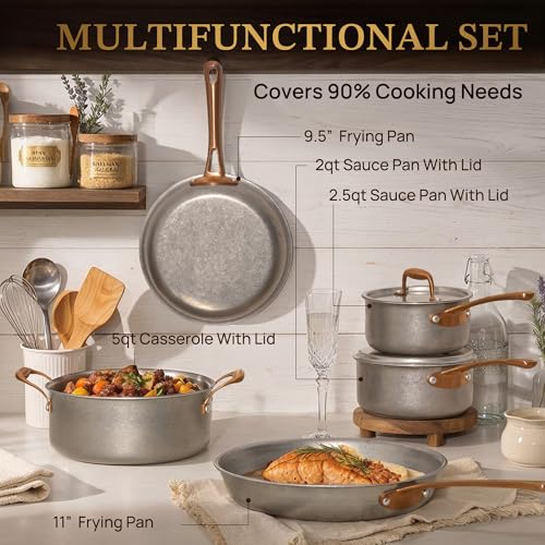 Pots and Pans Set 8 Pcs (8 Piece)