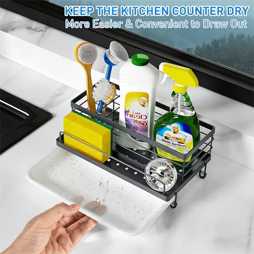 Sponge Holder for Kitchen (Gray)