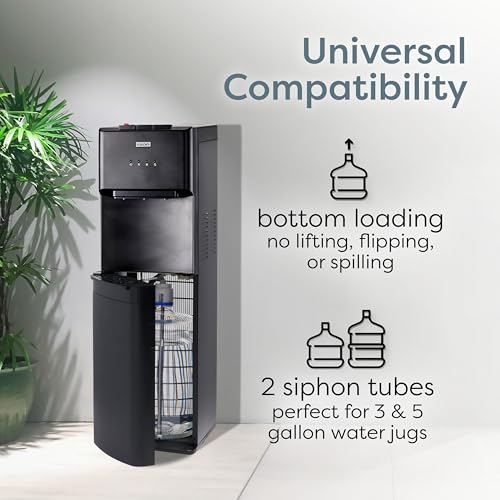 Bottom Loading Water Dispenser (Black / Bottom Load)