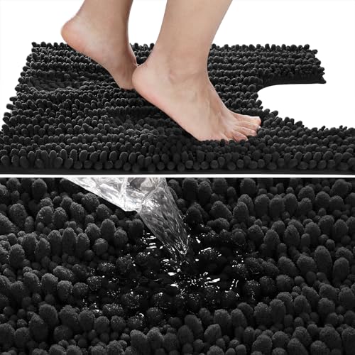 Toilet Rug U Shaped Washable 24x24 Inch