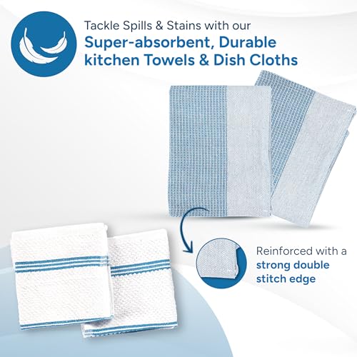 Silicone Oven Mitts Set (03: Oven Mitts - Cornflower / Oven Mitt Set - 8 Pack)