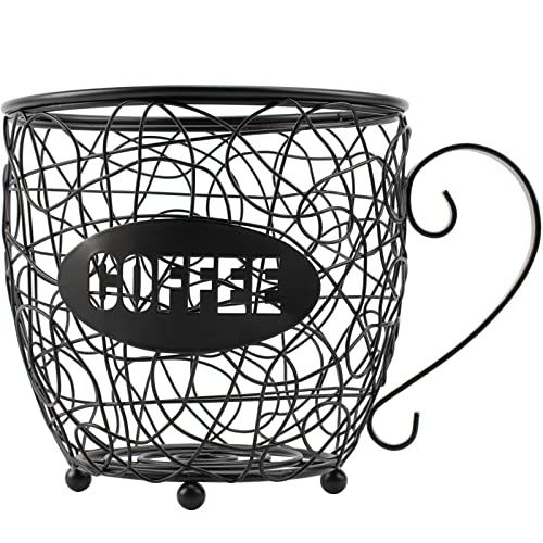 K Cup Holder for Counter (Flat Black / Large for 40 kcups)