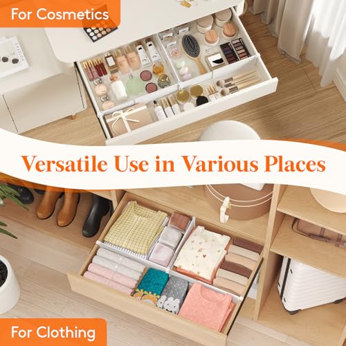 3.1" High 6 Pack Hanging Kitchen Drawer Dividers