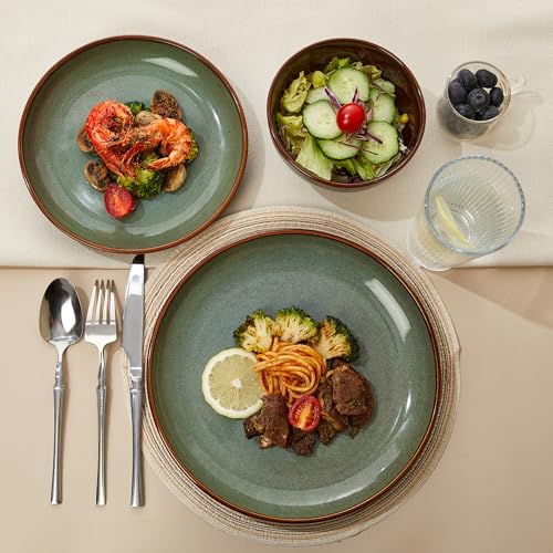 Ceramic Dinnerware Sets for 12 (Sage Green / Set (36pcs))