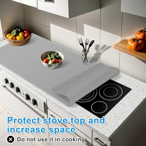 Silicone Mats for Kitchen Counter 47"x23.6"x0.08” (Dark Gray / 47"L x 23.6"W)
