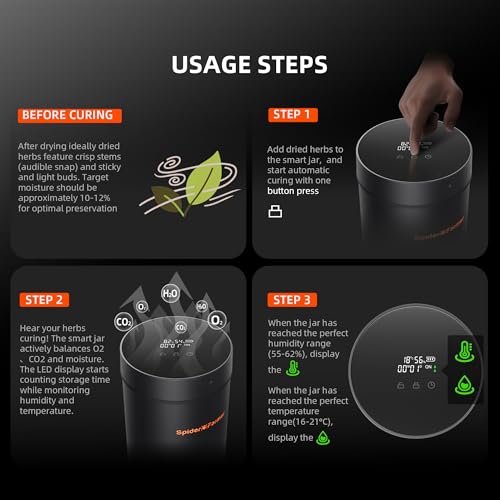 Smart Curing Jar 2L Vacuum Container for Fresh Storage