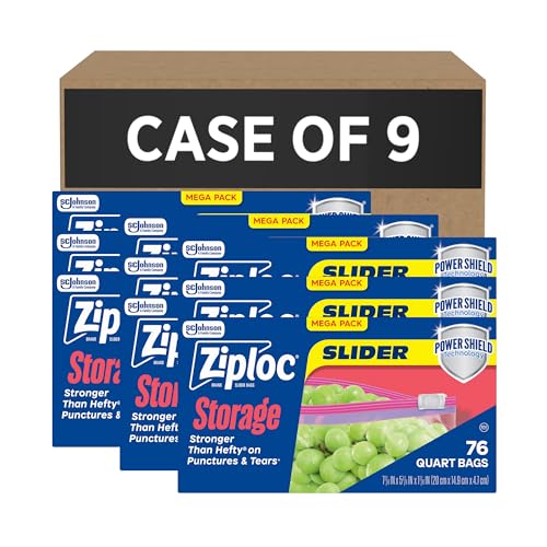 Ziploc Slider Storage Bag Quart (1 Quart)