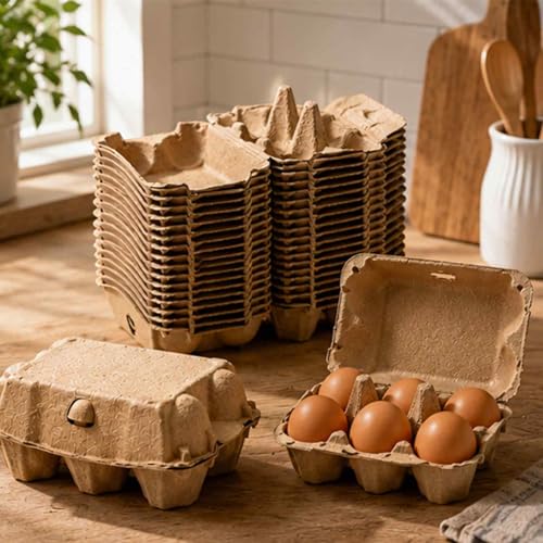 15 Pack Egg Cartons Cheap Bulk (6 Count, 15 Pack)