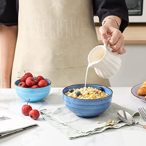 Ceramic 12 Oz Dessert Bowls Set (6 Count)