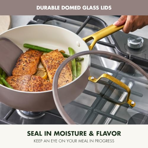 Nonstick Reserve Pro 10 Piece Cookware Set (Latte / 10 Piece Cookware Set)