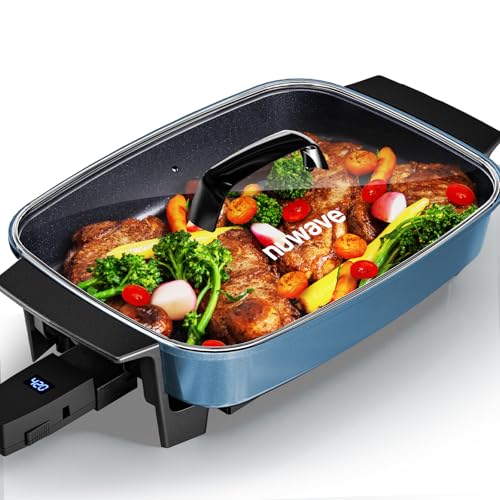 Medley XL Digital Electric Skillet (Cozy Blue)