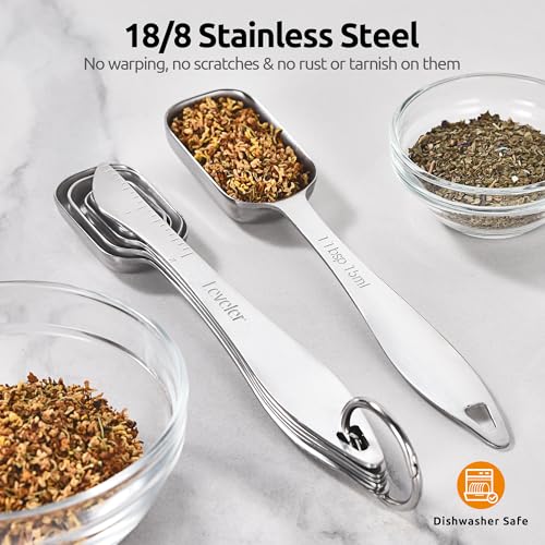 Narrow Square Measuring Spoons (6.6in)