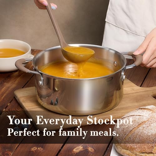 19pcs Tri Ply Stainless Steel Cookware Set with Detachable Handle (Silver / 19 pieces)