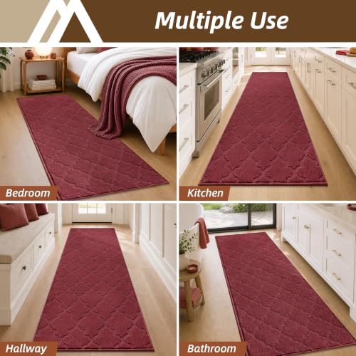 Kitchen Runner Rugs Non (Red / 24"X 72")