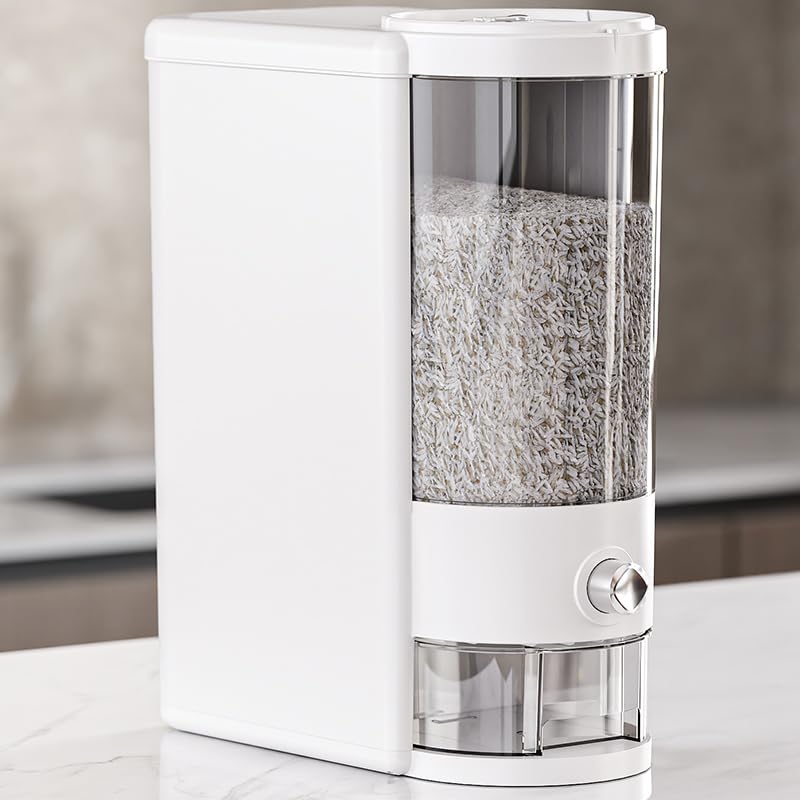 25 Lbs Rice Container with Measuring Cup (Large)