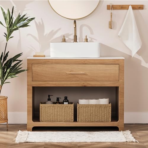 4 Pack Wicker Basket (Rectangular- 4pack 13.4"×8.3"×7.1" / Natural)